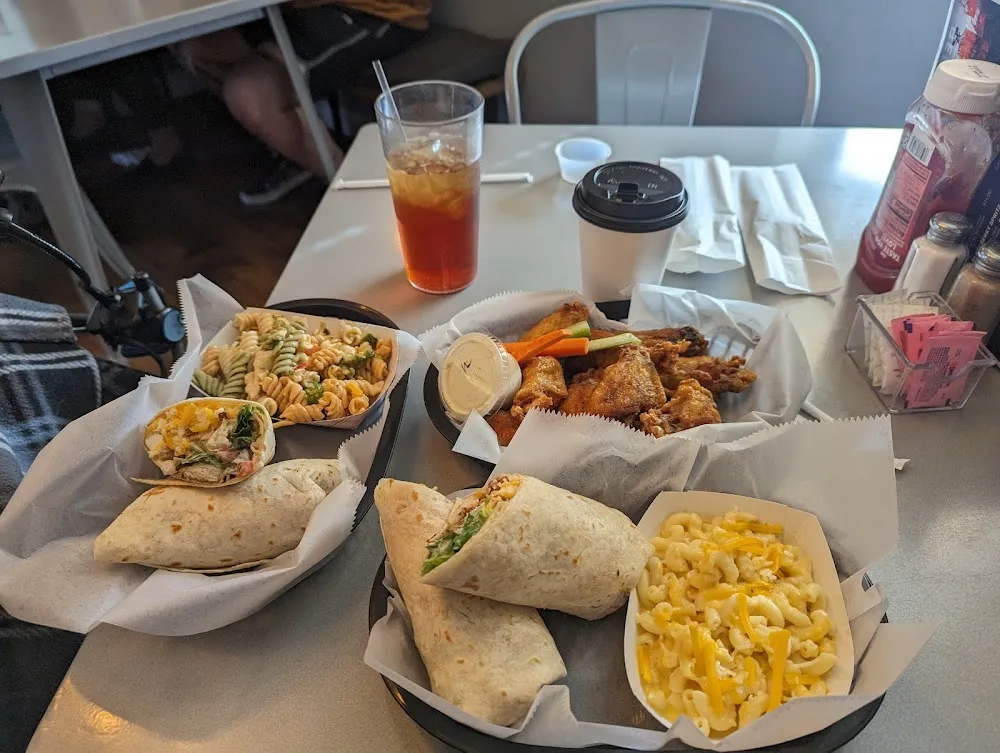 Chicken Wings Chicken Wrap Pasta Salad